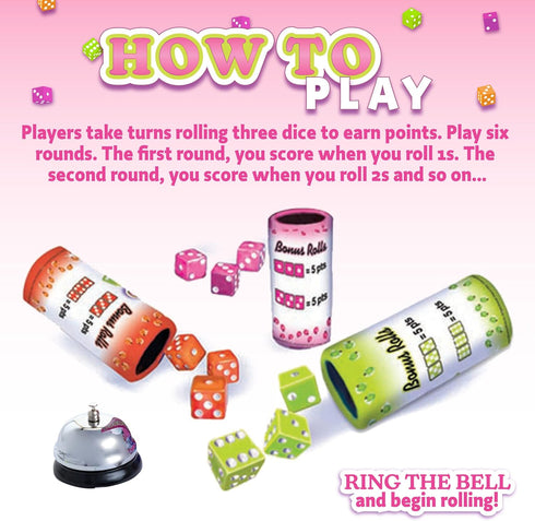 Continuum Games Box of Bunco Game Kit for Ladies Night - 2-12 Players
