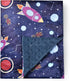 Brenaly Baby Blanket Super Soft Minky Blanket Space Blanket with Dotted Backing for