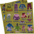 Maydahui 2 Sheets (31 Count) Removable Clothing Decals, 11 Inch Boys Girls Clothing Sort Wall Sticker for Wardrobe