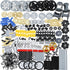 270pcs Technic-Parts Gears-Axle-Pin-Connector - Compatible with Lego-Technic, Wheels Link Chain Gear Rack Steering