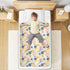 siphylline 52" 34" Colorful Dandelion Flower Modern Extra Large Resuable Changing Pad Covers Waterproof Washable
