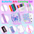 YOYTOO Set 4-6-8, 4 5 6 7 8 Washable Markers with Glitter Pencil Case, Art Supplies for Kids Ages Arts Crafts Travel