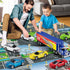 NIPLOOOW 3-6 Die Cast Metal Racing Car Toy With Play Mat for Year Old Boys and Girls - Christmas Birthday Gift