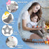 2-Pack Elephant Loveys for Babies, Soft Security Tag Blankets for Boys and Girls, Christmas Baby Gifts