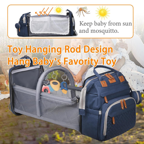 Backpack backpack, Astro alan Baby Diaper Bags with Changing Station, Waterproof Diaper Bag for Moms Dads with USB