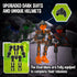 Set 4 6 3 Zing Klikbot, Complete of Poseable Action Figures with Weapons, Translucent, Create Stop Motion Animation