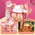 Set, 868Pcs Lucky Cat Building Block Compatible with Lego Cat, Cute Fortune Cat with Flowers Building Blocks, Christmas