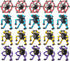 20PCS Transformable Fingertip Gyro Toy - Deformation Chain Robot Deformed Mechanical Spiral Twister for Kids Party