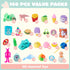 160 JOYIN PCS Prefilled Easter Eggs with Assorted Toys, Easter Stuffed Eggs for Egg Hunt Supplies, Basket Stuffers