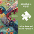 PICKFORU Hummingbird 1000 Puzzles for Adults Pieces, Nature Birds Flower Jewel Art Puzzle, Difficult Crystal Diamond