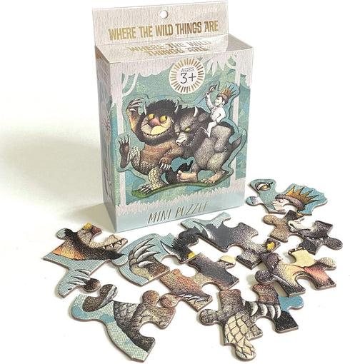 Playhouse Where The Wild Things Are 23-Piece Die-Cut Shaped Mini Puzzle for Kids