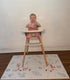 (30-Pack) 47 Dollop Premium Disposable Splat Mats Extra Large Water-Resistant High Chair Floor Protector Biodegradable