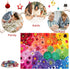Rainbow Flowers Jigsaw Puzzles for Adults, 1000 Pieces, Large Artwork Puzzle Game for Teens Family - 27.6X 19.7IN