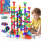Glowing Marble Run, 150 Pcs Marble Race Building Blocks Construction STEM Learning