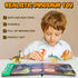 Dinosaur Toys with Sound Book and 12 Toy Figures, Interactive Educational Toys for Kids Ages 3-6