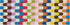 39" x 14" Landscape Puzzle, Chic and Modern Design Jonathan Adler Bargello 1000 Piece Panoramic Puzzle from Galison