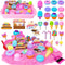 Play Sand Kit for Girls, Ice Cream Sensory Bin Sandbox, Creative Bake