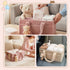 Shinylin 2 Pack Diaper Caddy Organizer Baby Caddy Organizer with Handle Nursery Storage Bin and Car Storage Basket