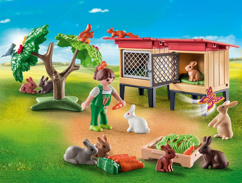 Playmobil Rabbit Hutch Playset for Kids