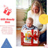 1-3, Montessori Busy Board for Toddlers Baby Educational Activity Board with Lights & Music, Sensory Toys for Fine
