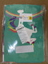 FEPITO Pin The Horn on Unicorn Game for Kids Birthday Party with 24 Horn Stickers Birthday Poster