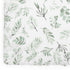 Organic Muslin Changing Pad Cover, Fitted Baby Changing Mat, Soft and Breathable, Eucalyptus Leaves, 16”x32”