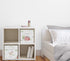 Set 2 Sweet Jojo Designs Farm Animals Foldable Fabric Storage Cube Bins Boxes Organizer Toys Kids Baby Childrens