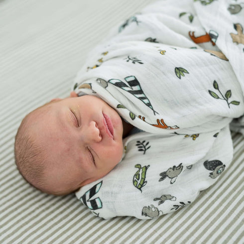 Set 3 Little Unicorn Muslin Swaddle Blanket for Newborns & Infants | Soft & Breathable Fabric | of Baby Blankets