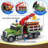 3 4 5 6 7 8 15" 6 Bstoyder Kids Toys for Years Old Boys, Farm Logging Truck Toy with Loading Crane and Trunks, Lights