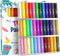 JUPITEARTH 36 Colors Tempera Paint Sticks with 120 PDF Coloring Pages and