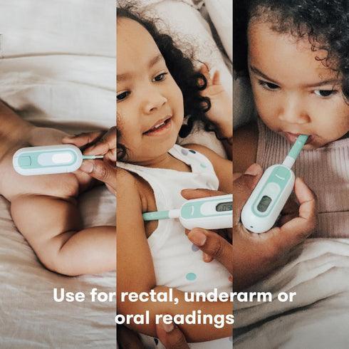 Frida Baby 3-in-1 True Temp Digital Thermometer for Fevers: Babies & Kids (Rectal, Underarm + Oral) by FridaBaby