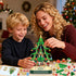 594 Set, Sets, Shemira PCS Christmas Tree Building Block Toy Rotating Christmas Music Box, Toy Building for Kids Boys