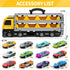 Ci Vetch 78-Inch 1-3 2-4 3-5 4-7 24 3 4 5 6 3-5 4-7 Cars Trucks Toys for Toddler Years Old Boys Kids, Transport Truck