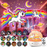 Pikoy Unicorn Toys for Girls Gifts, 15 Films+15 Lullaby Sound Machine for