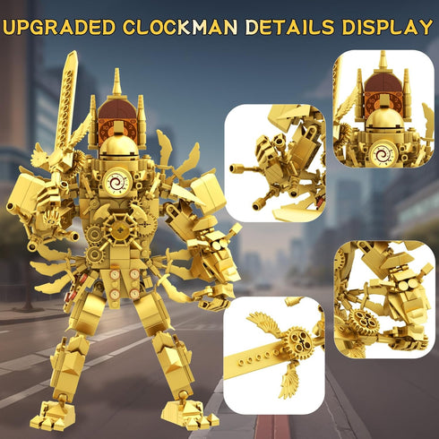 Set, Fans(551 Bentex Skibi Figure Building Titan Clock Man Cameraman Game Model Toys Ideas Collectible Building Bricks