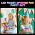1Pcs 4-8 8-12 WELLVO LED Fidget Spinner for Kids Adults, Light up Sensory Fidget Toys for Kids Anxiety Stress Relief
