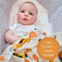 100% 47 47 Inches LollyBanks Muslin Swaddle Blanket, Muslin Cotton Baby Blankets for Boys, X Newborn Receiving Blanket