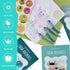 12 Pack 48 216 4-8, THE TWIDDLERS - Bundle Coloring Books with Crayons & Stickers (Farm Animals) - Mini Coloring Books