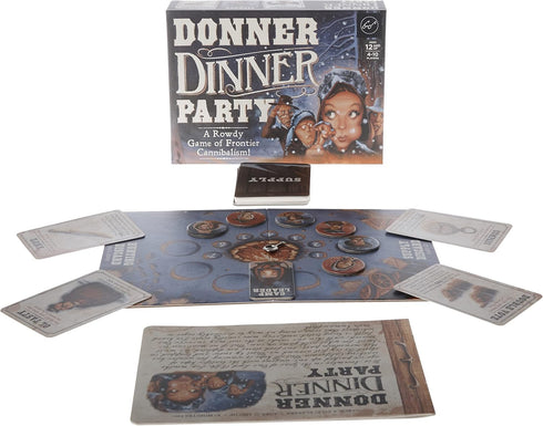 Chronicle Books Donner Dinner Party: A Rowdy Game of Frontier Cannibalism! (Weird Games for Parties)