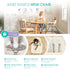 5-Point Regalo Baby Basics High Chair for Babies and Toddlers, Baby High Chair with Removable Oversized Tray & Cup