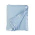 34 47 inches Bamboo Rayon Soft Light Blue Toddler Security Blanket - Thermal Sky Blue Baby Blanket with Satin Edging