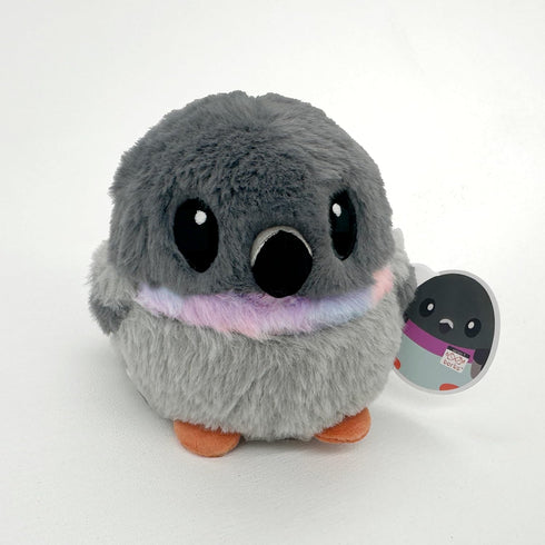 Borbs Pigeon Bird Plush with Weighted Fidget Beads. Stress Ball Rock Dove