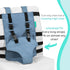 Portable High Chair for Travel - Extra Long Straps- Travel High Chair Seat Safely Attaches to Most Chairs - Toddler