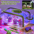 Mostop Kids Plant Growing Kit with Drip Irrigation System and LED Grow Light, Educational Science Planting Kit for