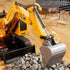 XINNOVEL 6-12, 11CH 2.4Ghz 3 4 5 6 7 8 9 10 11 12 Remote Control Excavator Toys for Boys Age RC Sand Digger with Metal