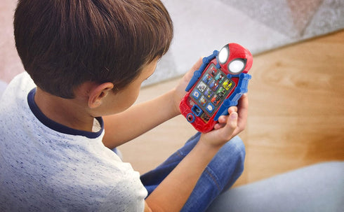 eKids Spidey and His Amazing Friends Toy Phone - Toddler Learning Games Educational Toys for Activities and Play