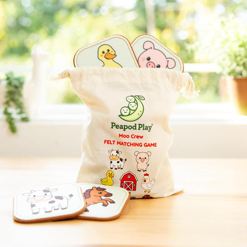 1+ Felt Farm Matching Game for Toddlers Farm Animal Memory Game & Flash Cards Soft and Safe for Ages Montessori