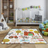 GOODOLD 50x50 Inch Farm Animals Baby Play Mat One-Piece Soft Crawling Mat Waterproof Playmat with Non-Slip Bottom