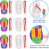 ZAKVOOR Shoelace Threading Teaching Toys, Learn to Tie Shoelaces Educational Rope for Kindergarten