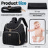 Tealari 4 1 Backpack,Waterproof Backpack,Stroller in Convertible Diaper Bag Baby Diaper Bag with Changing Pad,Converts
